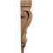 Ekena Millwork 5 1/8"W x 3 3/8"D x 15 1/2"H Medium Acanthus Pilaster Wood Corbel, Mahogany CORW05X03X16PAGM - alternate 2